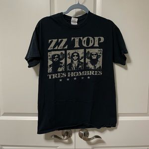 ZZ Too Band Tee Tour Shirt Black